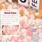 2500 Pieces Hydrangea Flower Petals 1.76 oz Pink White Real Nature Dried Flower Petal for Weddings